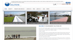 Desktop Screenshot of environmentsolutions.dk